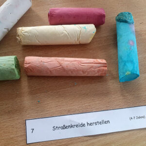 Straßenkreide herstellen